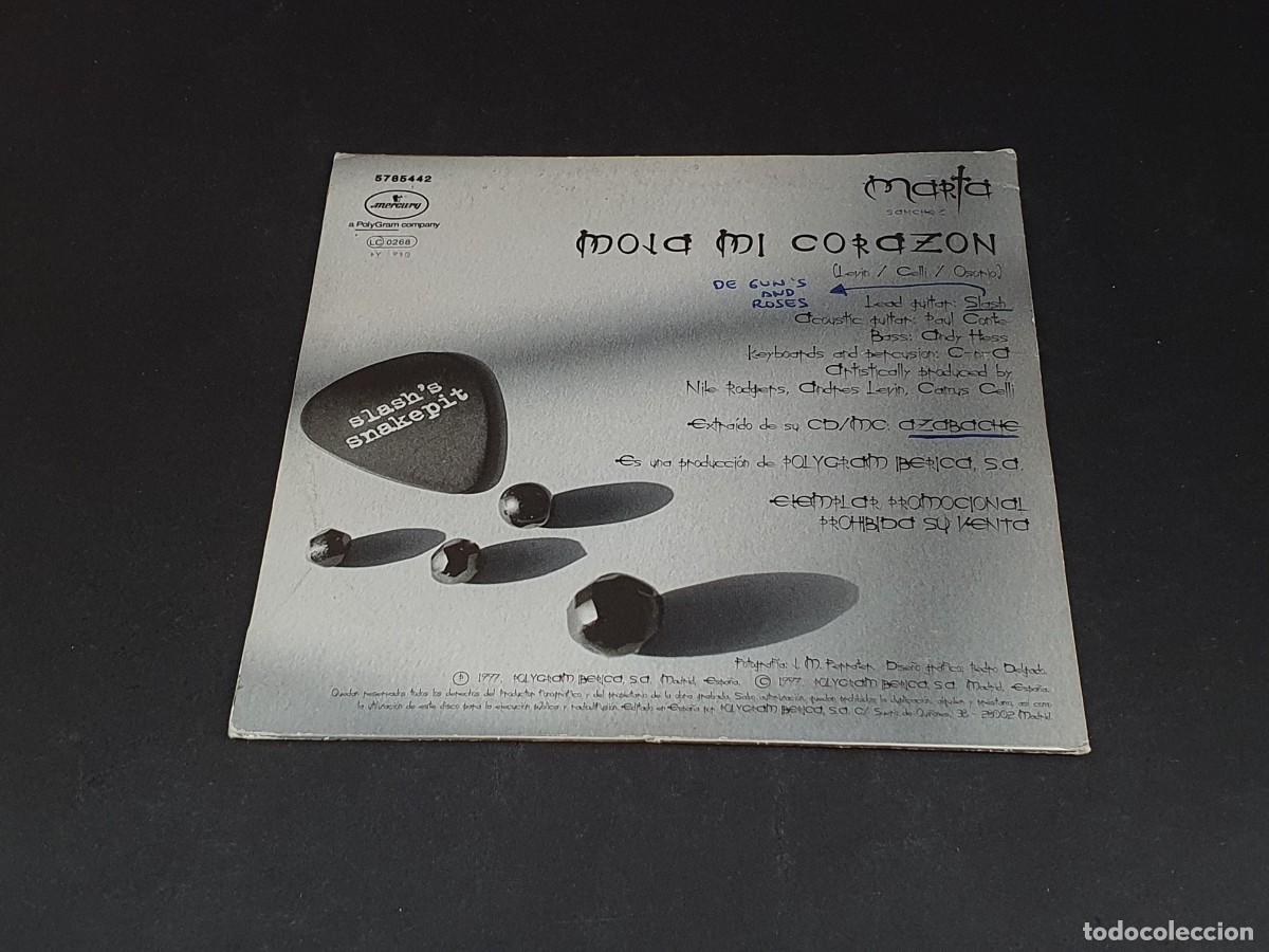 CDs de m&uacute;sica: CD SINGLE - MARTA S&Aacute;NCHEZ - MOJA MI CORAZON - 1997 - Foto 3