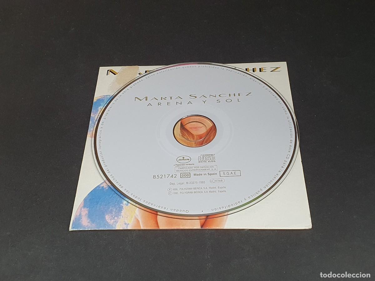 CDs de m&uacute;sica: CD SINGLE - MARTA S&Aacute;NCHEZ - ARENA Y SOL - 1995 - Foto 2
