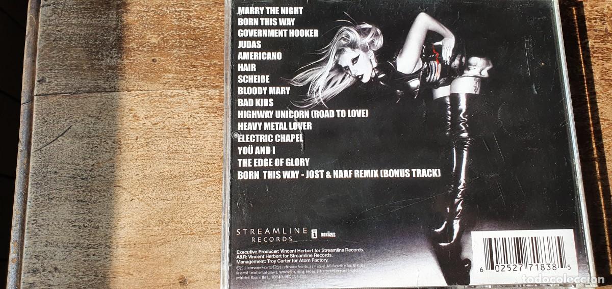 CDs de m&uacute;sica: LADY GAGA. BORN THIS WAY. CD - Foto 2
