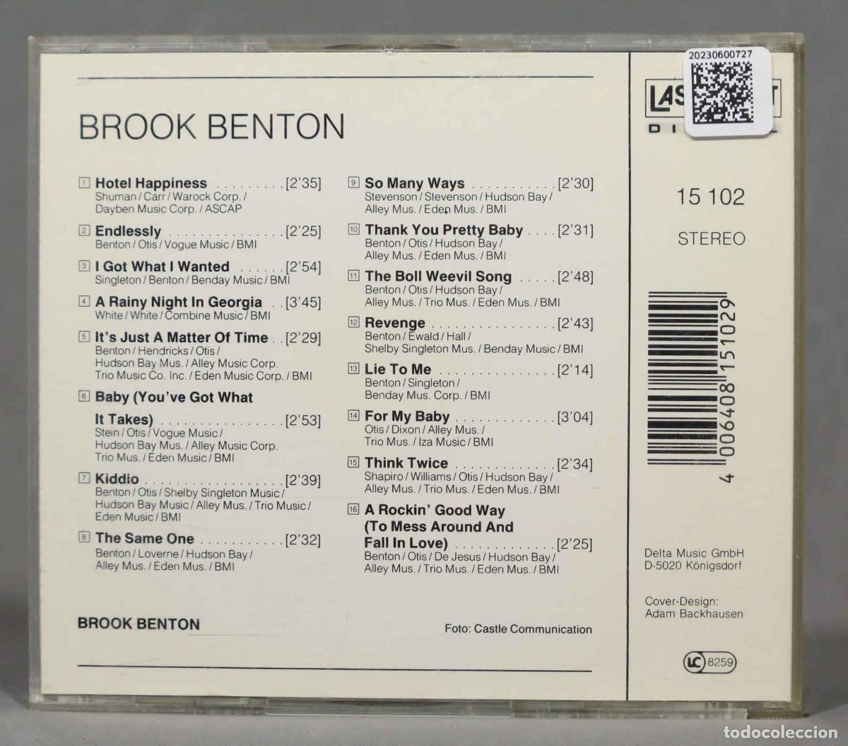 CDs de m&uacute;sica: CD. Benton &ndash; Great Love Songs - Foto 2