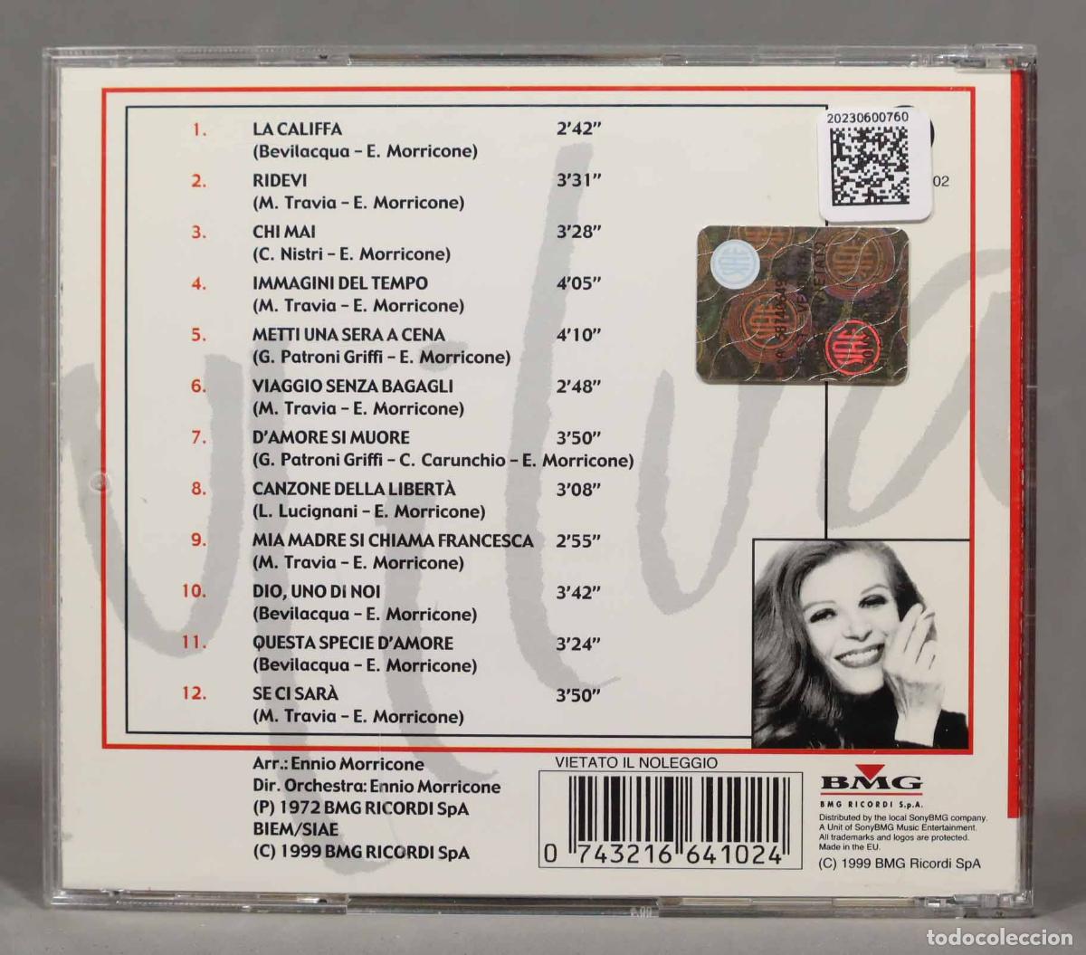 CDs de m&uacute;sica: CD. Dedicato A Milva Da Ennio Morricone - Foto 2