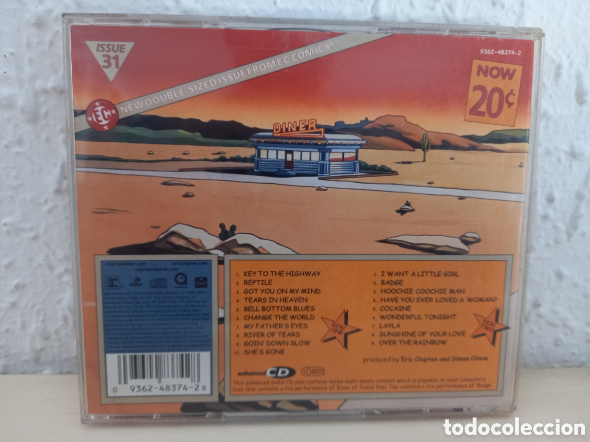 CDs de m&uacute;sica: ERIC CLAPTON. Live on Tour 2001 - Foto 2