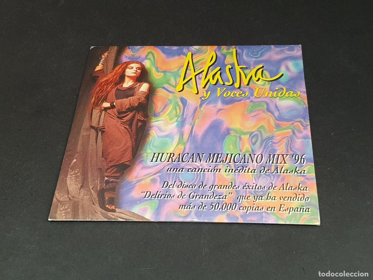CDs de M&uacute;sica: CD SINGLE - ALASKA Y VOCES UNIDAS - URACAN MEJICANO MIX'96 - 1996