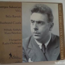 CDs de Música: GEORGES SEBASTIAN VOL- 1 BÉLA BARTÓK - BLUEBEARD CASTLE - CD