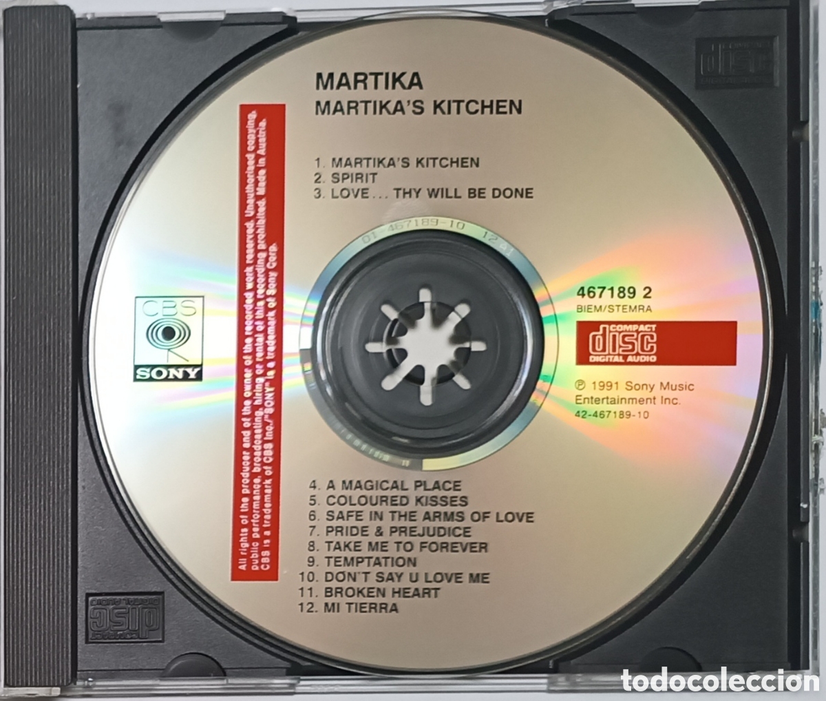 CDs de m&uacute;sica: CD MARTIKA - MARTIKAS KITCHEN . POP - Foto 2