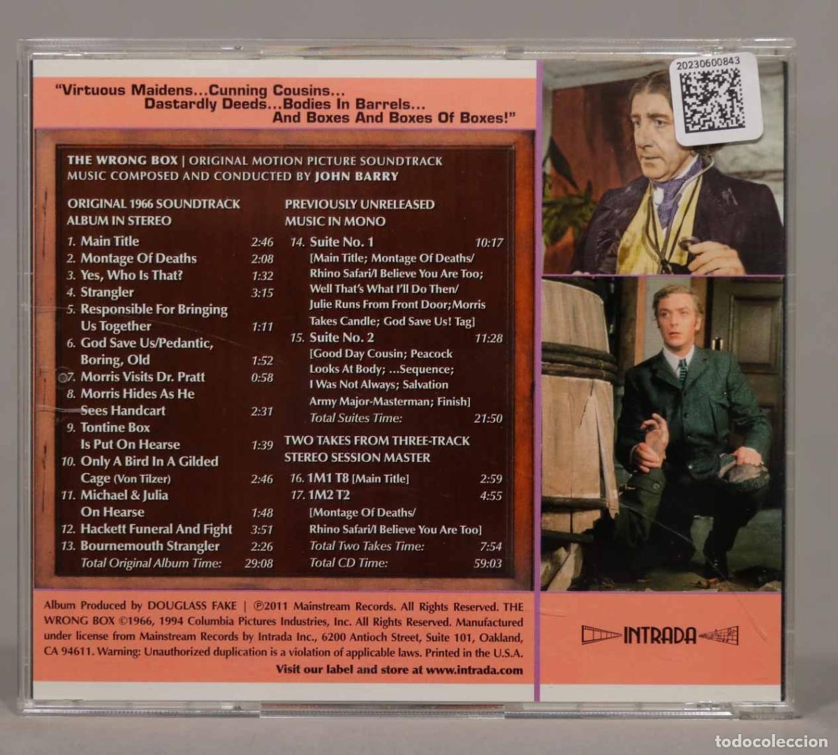 CDs de m&uacute;sica: CD. John Barry &ndash; The Wrong Box - Foto 2