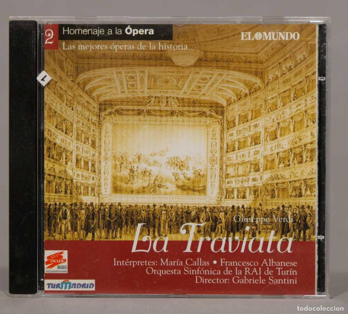 CDs de m&uacute;sica: CD. LA TRAVIATA. VERDI. SANTINI - Foto 1