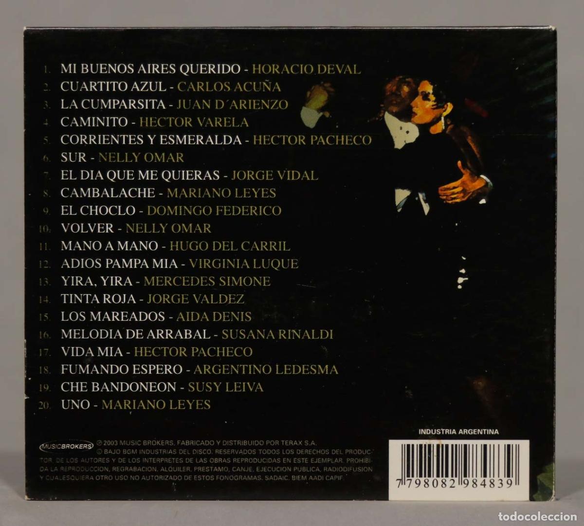 CDs de m&uacute;sica: CD. THE BEST OF TANGO - Foto 2