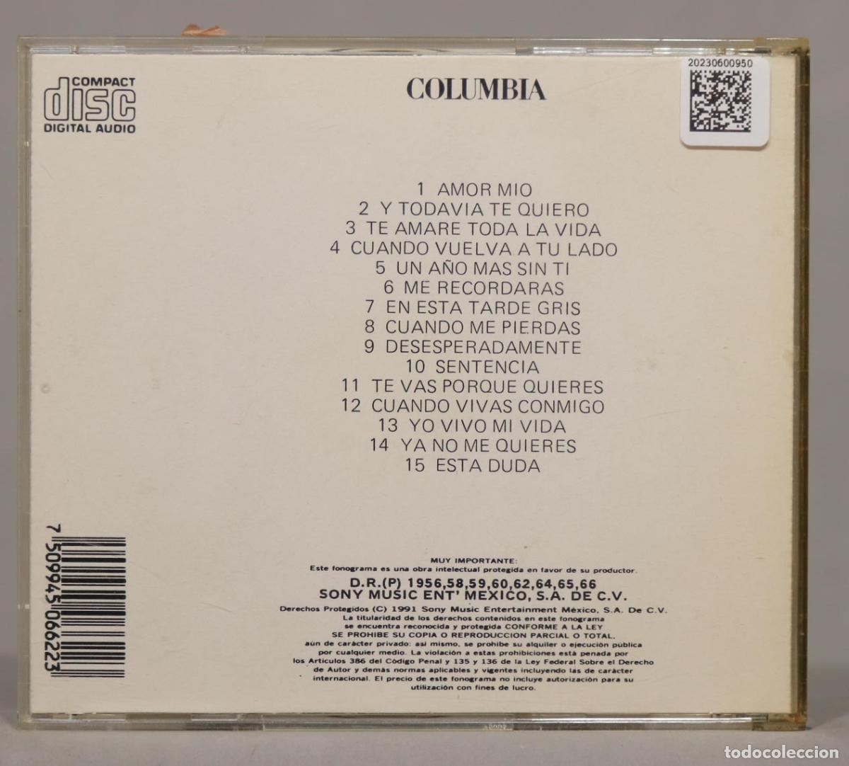 CDs de m&uacute;sica: CD. 15 AUTENTICOS EXITOS. JAVIER SOLI - Foto 2