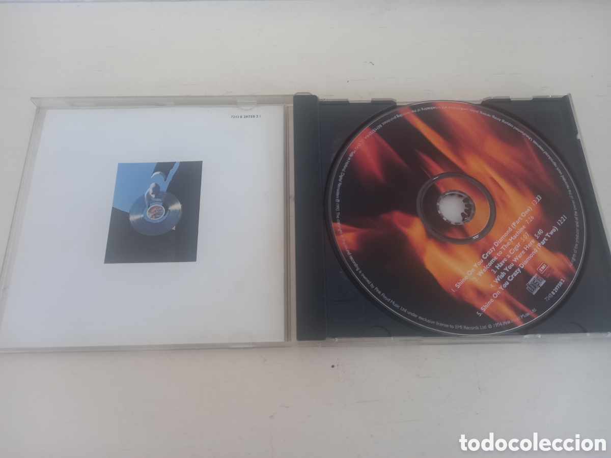 CDs de m&uacute;sica: CD PINK FLOYD. Whish you were here - Foto 3