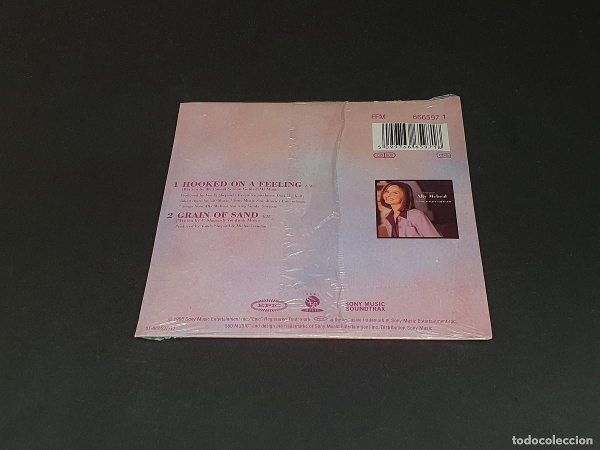 CDs de m&uacute;sica: CD SINGLE PRECINTADO - VONDA SHEPARD - HOOKED ON A FEELING - 1998 - Foto 2