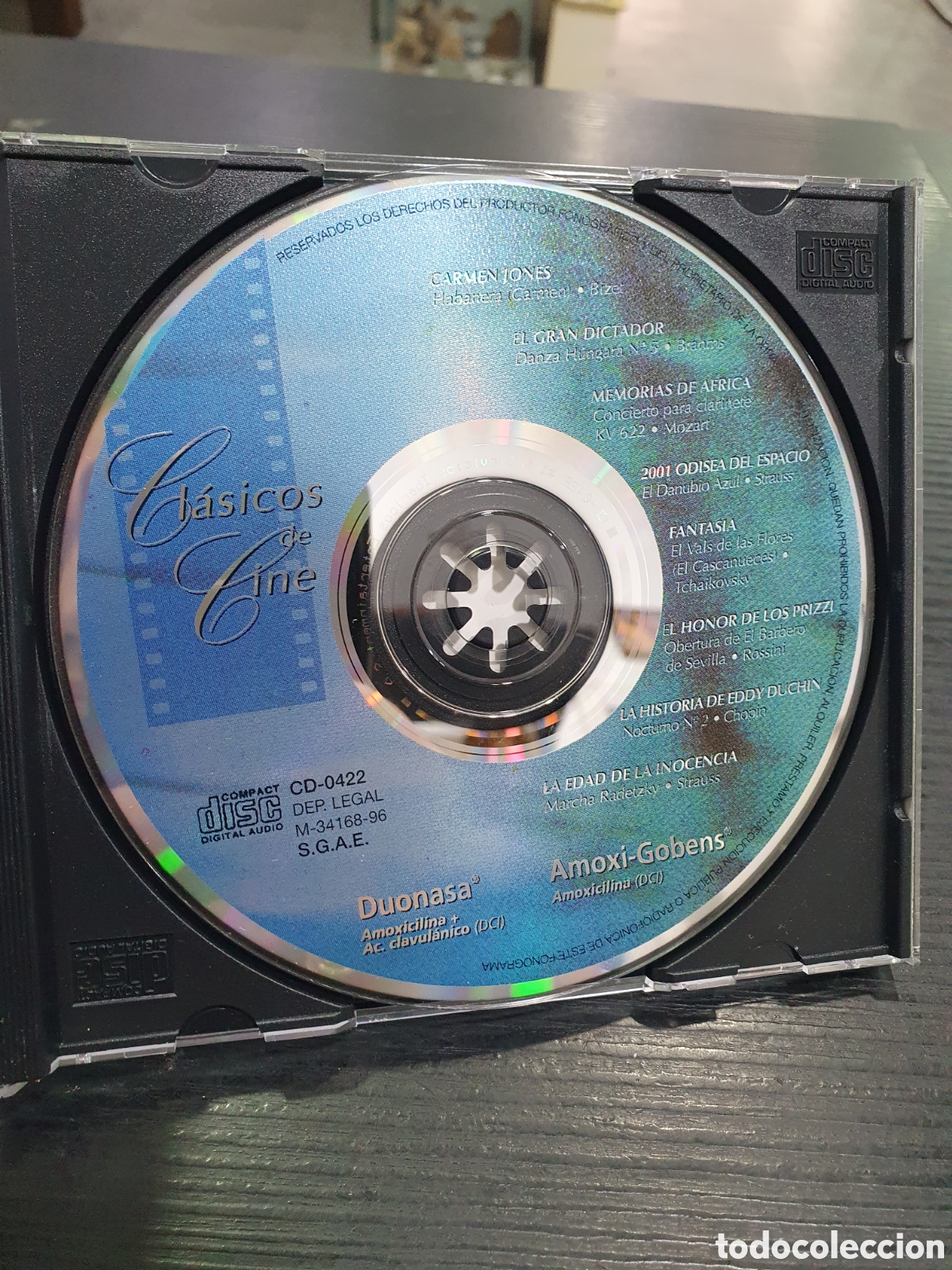 CDs de m&uacute;sica: CD. Clasicos de Cine. (L41) - Foto 2