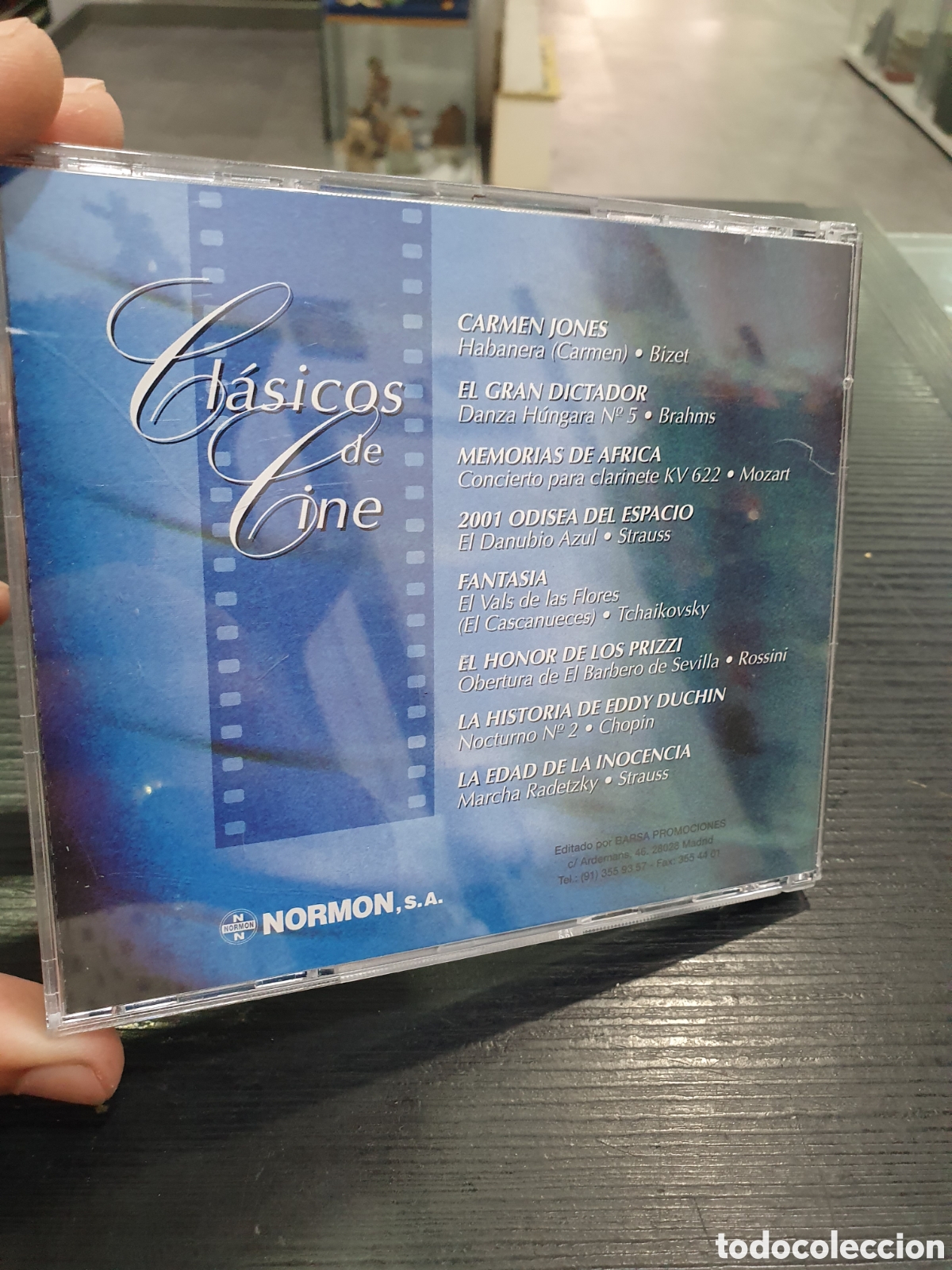 CDs de m&uacute;sica: CD. Clasicos de Cine. (L41) - Foto 3