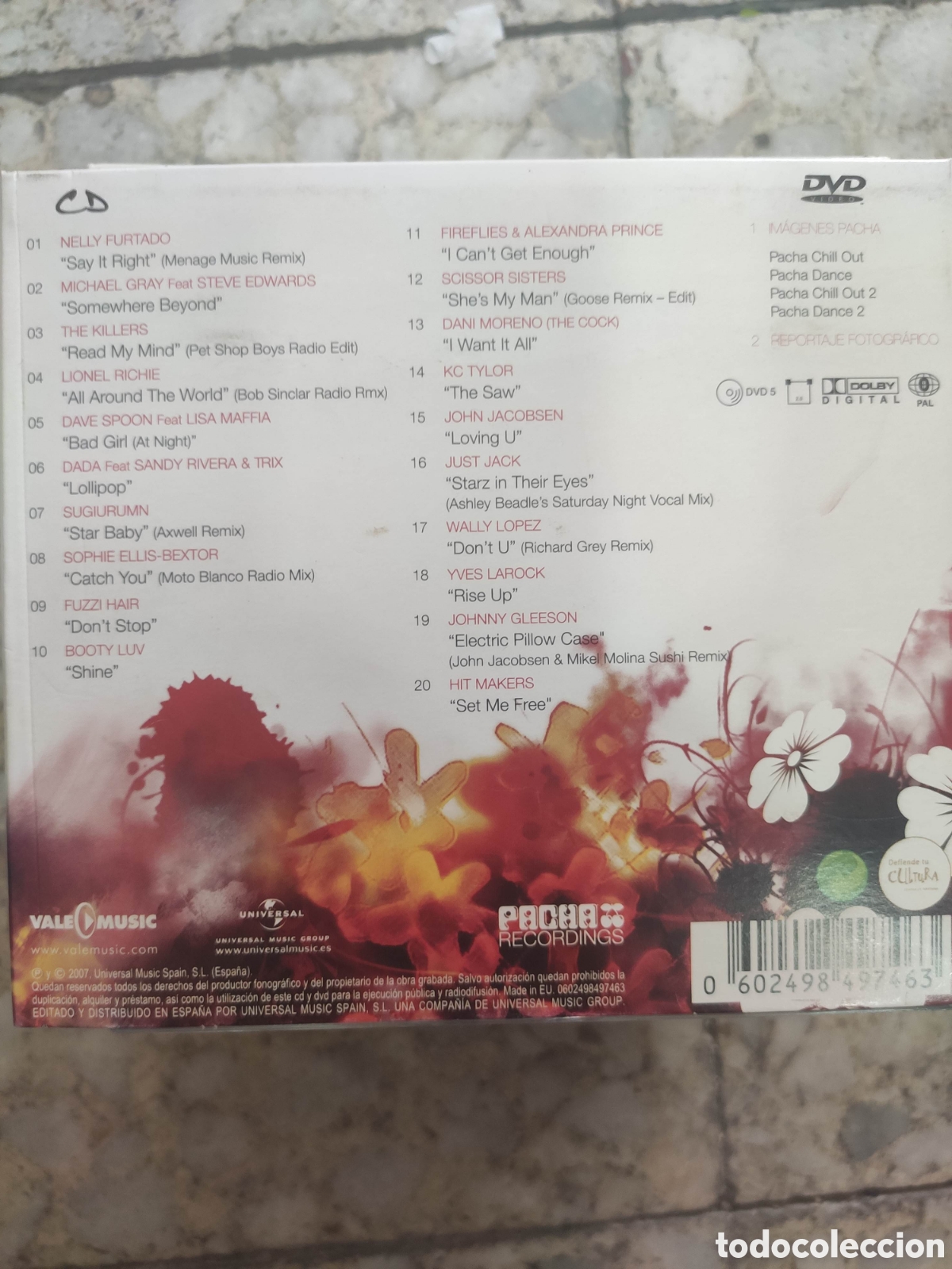 CDs de m&uacute;sica: CD PACHA IBIZA 2007 CD Y DVD - Foto 2
