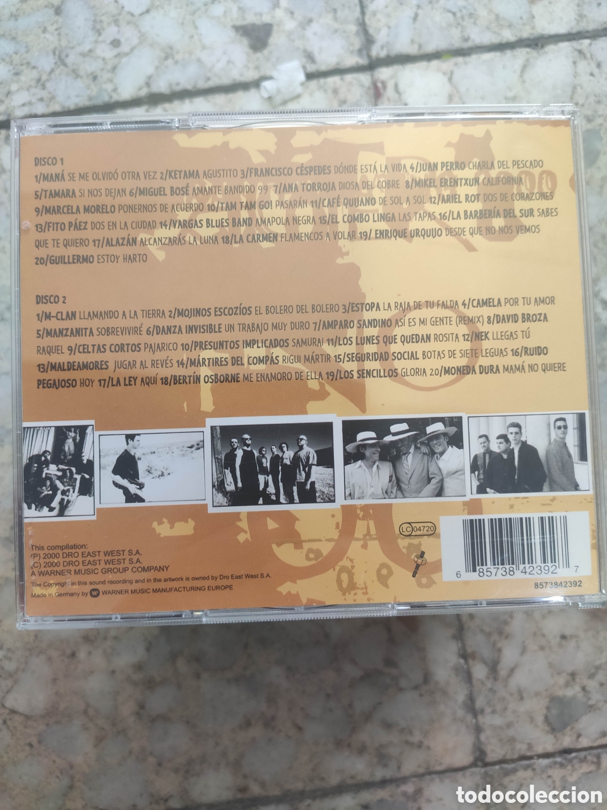 CDs de m&uacute;sica: 2 CD CARACTER LATINO 2000. - Foto 2