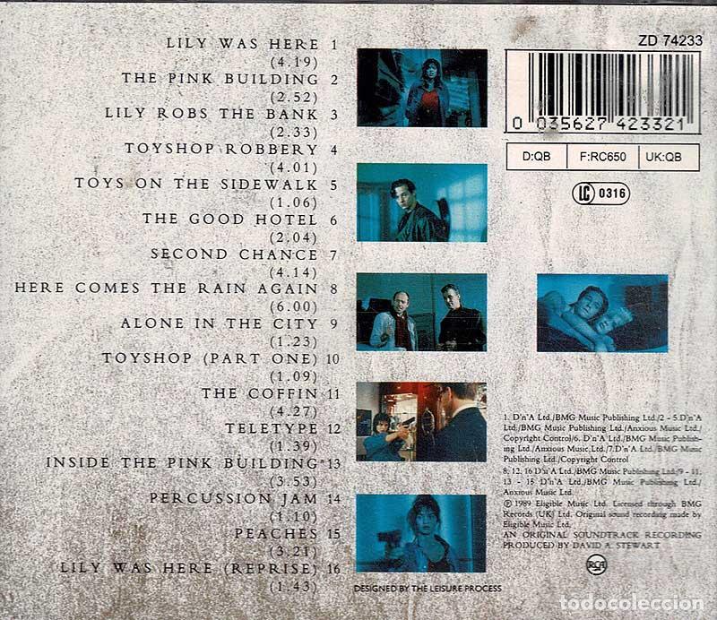 CDs de m&uacute;sica: David A. Stewart And Featuring Candy Dulfer - Lily Was Here. CD - Foto 2
