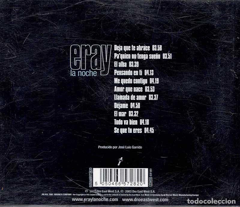 CDs de m&uacute;sica: Eray - La Noche. CD - Foto 2