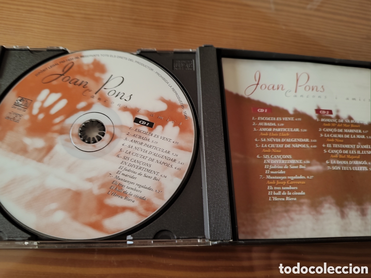CDs de m&uacute;sica: Doble cd de Joan Pons &rdquo; Can&ccedil;ons I Amics &rdquo; - Foto 2