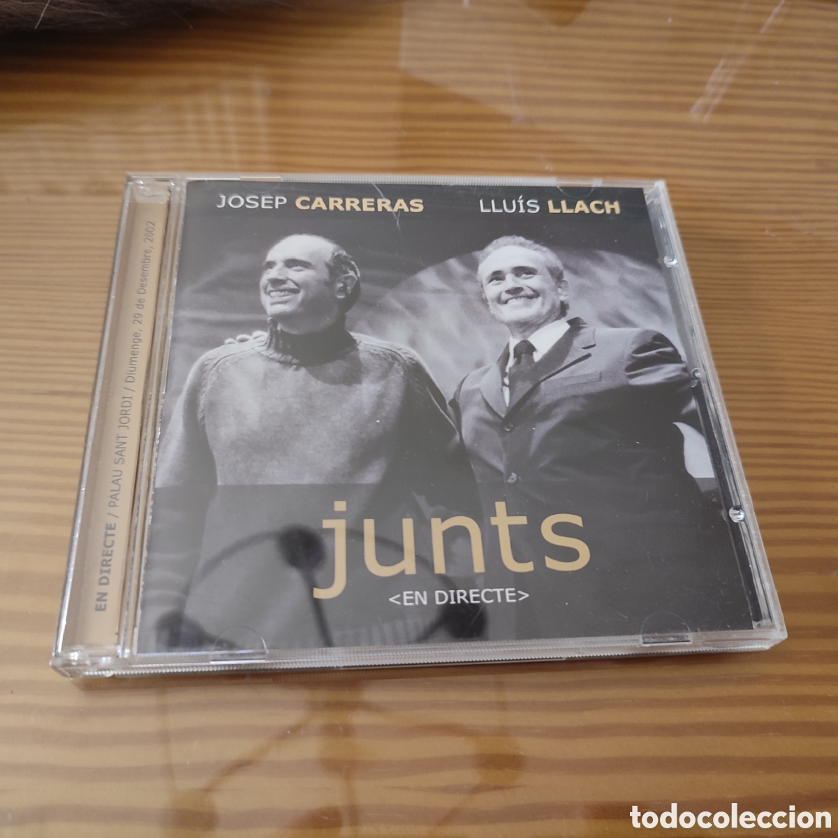 CDs de m&uacute;sica: Cd de Josep Carreras y Lluis Llach &rdquo; Junts ,En Directe &rdquo; - Foto 1