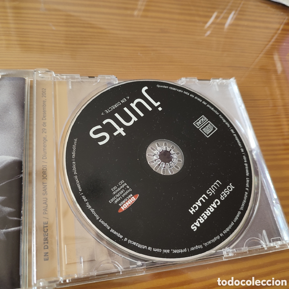 CDs de m&uacute;sica: Cd de Josep Carreras y Lluis Llach &rdquo; Junts ,En Directe &rdquo; - Foto 2