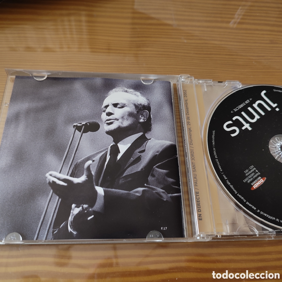 CDs de m&uacute;sica: Cd de Josep Carreras y Lluis Llach &rdquo; Junts ,En Directe &rdquo; - Foto 3
