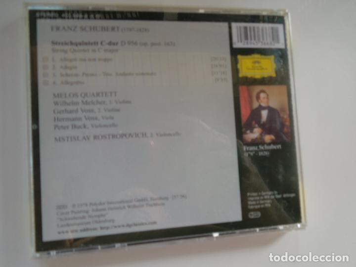 CDs de m&uacute;sica: FRANZ SCHUBERT - STREICHQUINTET - STRING QUINTET - ROSTROPOVICH - Foto 2