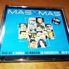 CDs de Música: MAS Y MAS 3 CD + DVD DEL AÑO 2004 FANGORIA LOQUILLO PIRATAS MONICA NARANJO SABINA MAGO DE OZ BOSE