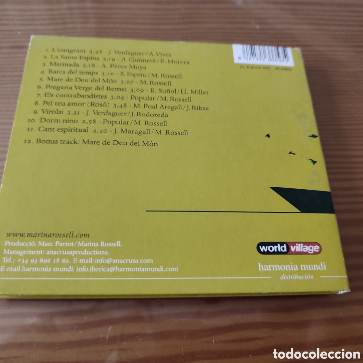 CDs de m&uacute;sica: Cd de Marina Rosell &rdquo; Cap Al Cel &rdquo; - Foto 4