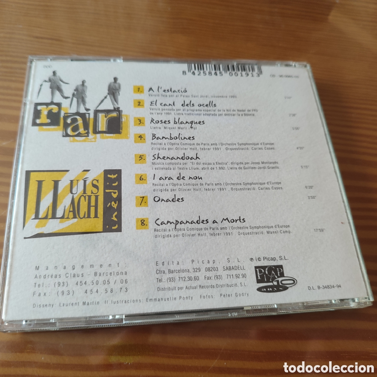 CDs de m&uacute;sica: Cd de Lluis Llach &rdquo; Rar &rdquo; - Foto 4