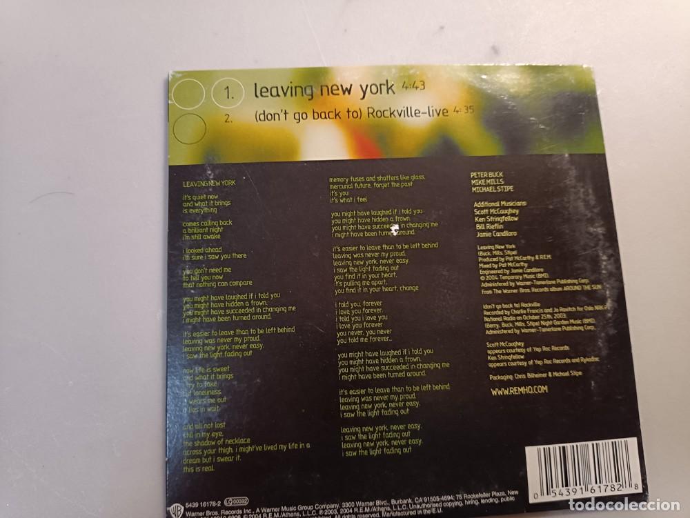 CDs de m&uacute;sica: CD MAXI REM - LEAVING NEW YORK - Foto 2