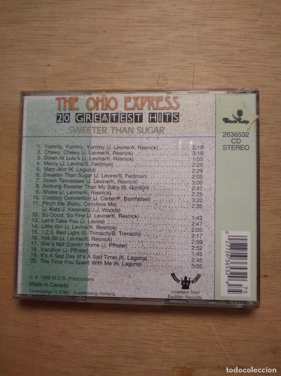CDs de m&uacute;sica: Ohio Express - 20 Greatest Hits-Sweeter than Sugar - Cd - - Foto 2