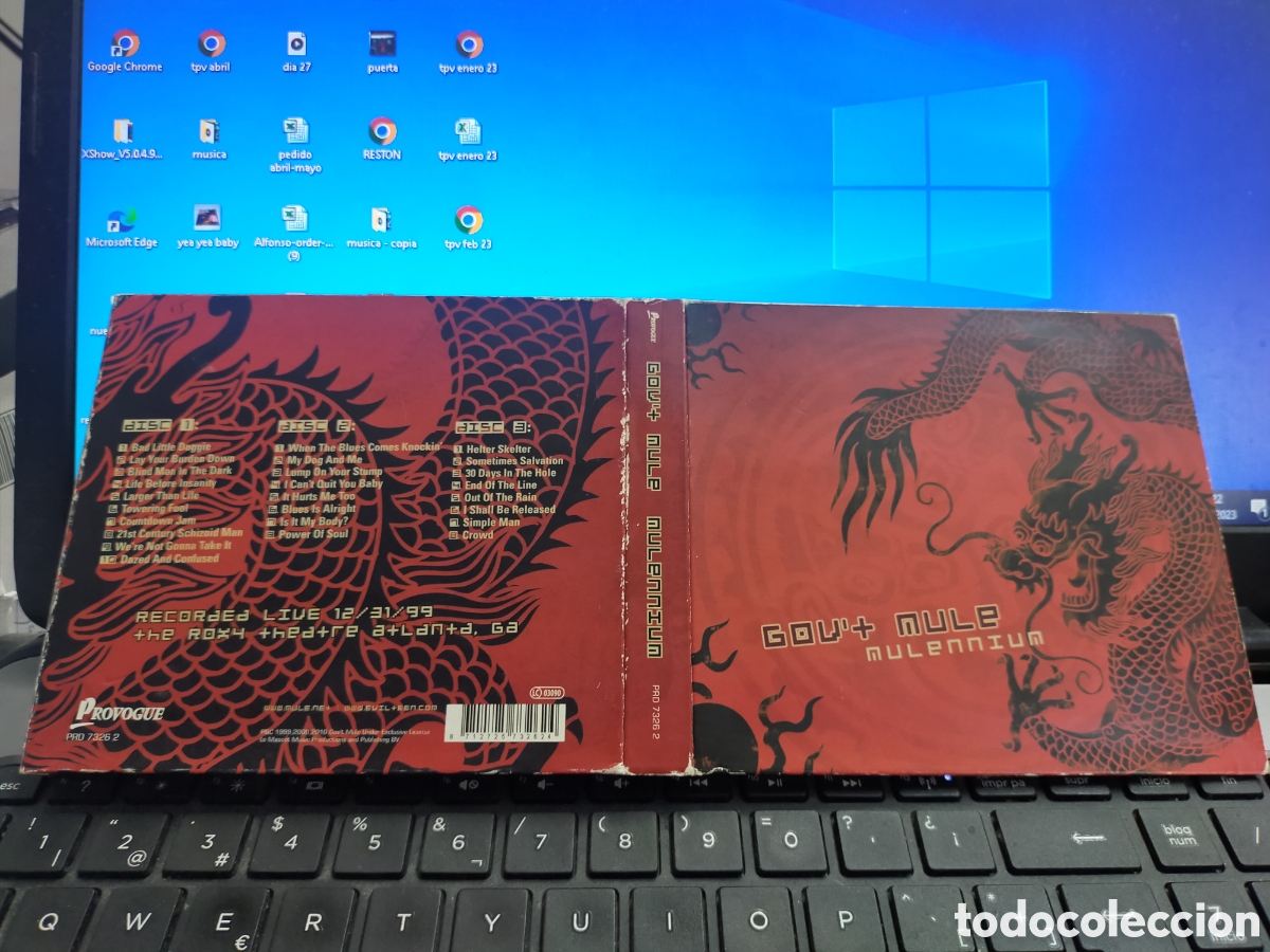 CD di Musica: Gov't mule 3 cd's Digipack mulennium 2010