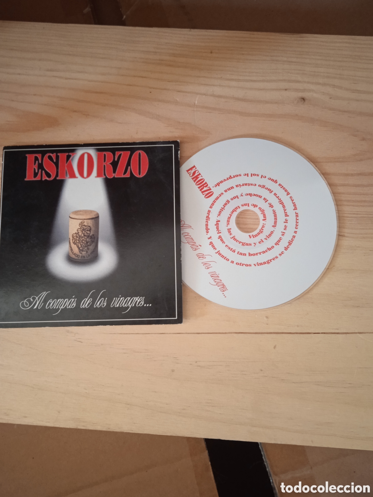 CDs de m&uacute;sica: Eskorzo Al comp&aacute;s de los vinagres - Foto 3