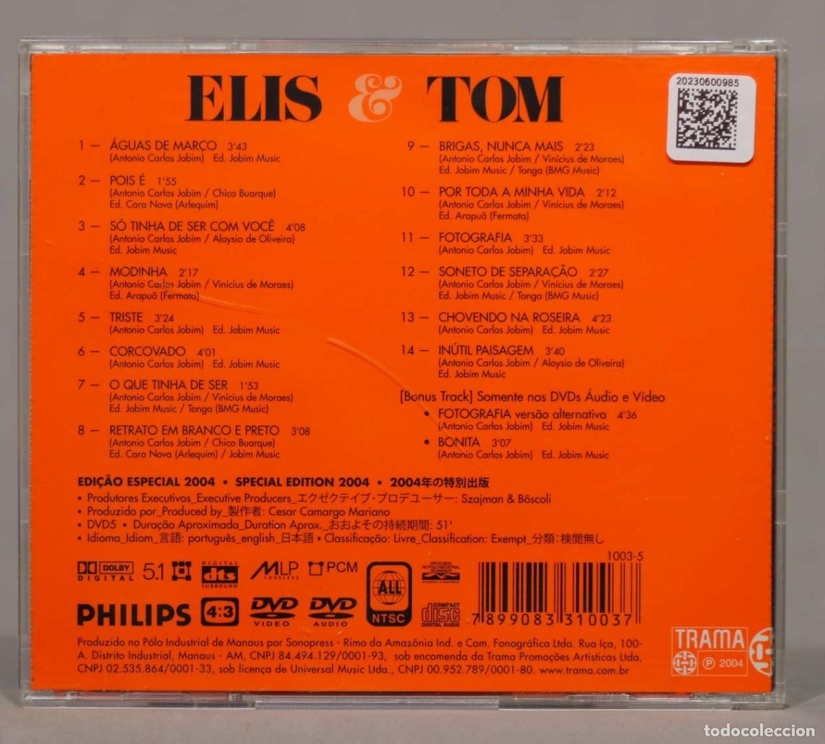 CDs de m&uacute;sica: CD. Elis AND Tom - Foto 2