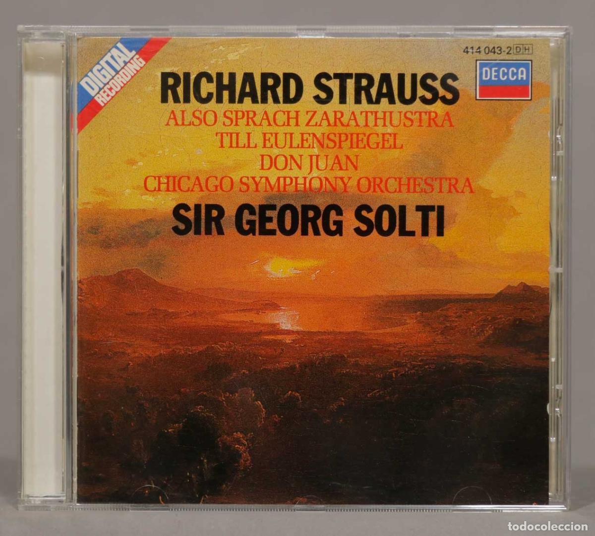 CDs de m&uacute;sica: CD. Solti &ndash; Also Sprach Zarathustra. STRAUSS - Foto 1