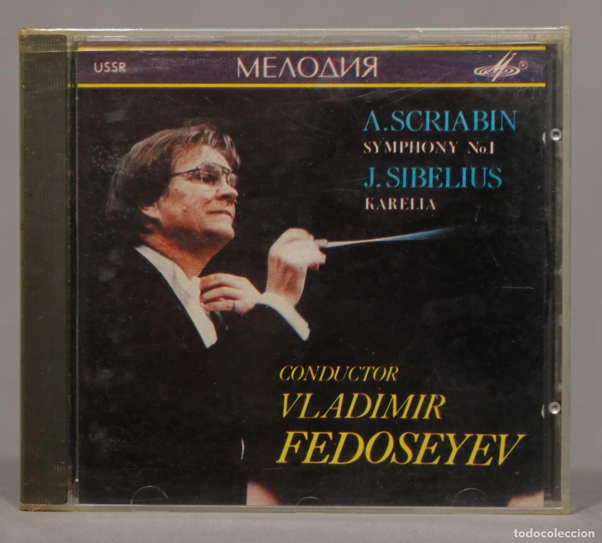 CDs de m&uacute;sica: CD. SCRIABIN. SIBELIUS. FEDOSEYEV. PRECINTADO - Foto 1