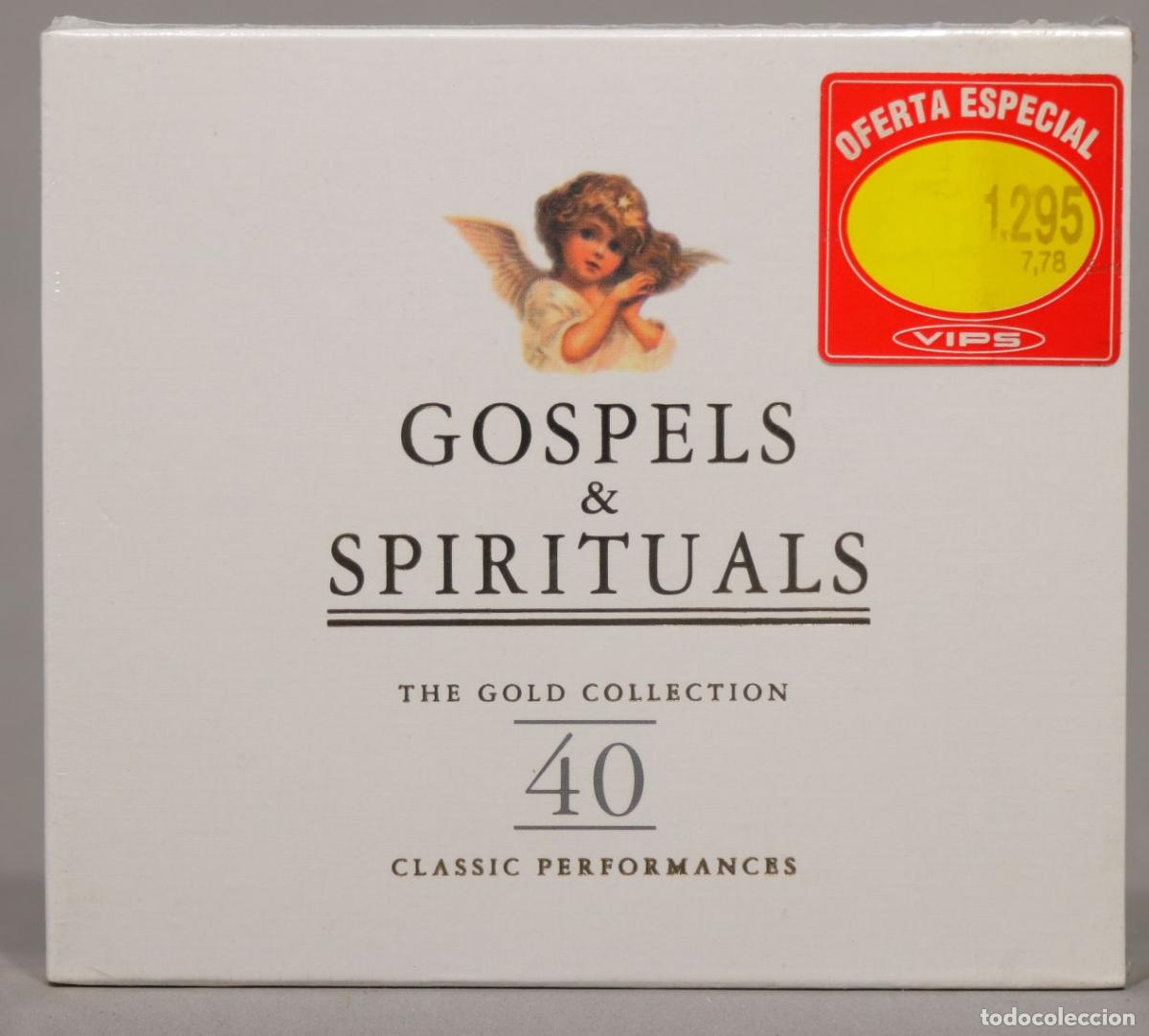 CDs de m&uacute;sica: 2 CD. Gospels AND Spirituals. PRECINTADO