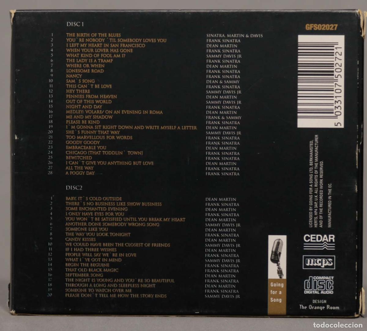 CDs de m&uacute;sica: 2 CD. THE RAT PACK - Foto 2