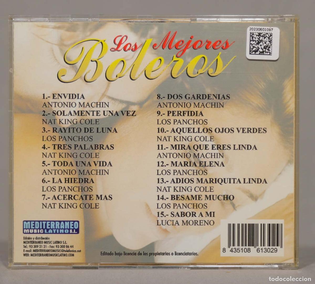 CDs de m&uacute;sica: CD. LOS MEJORES BOLEROS - Foto 2