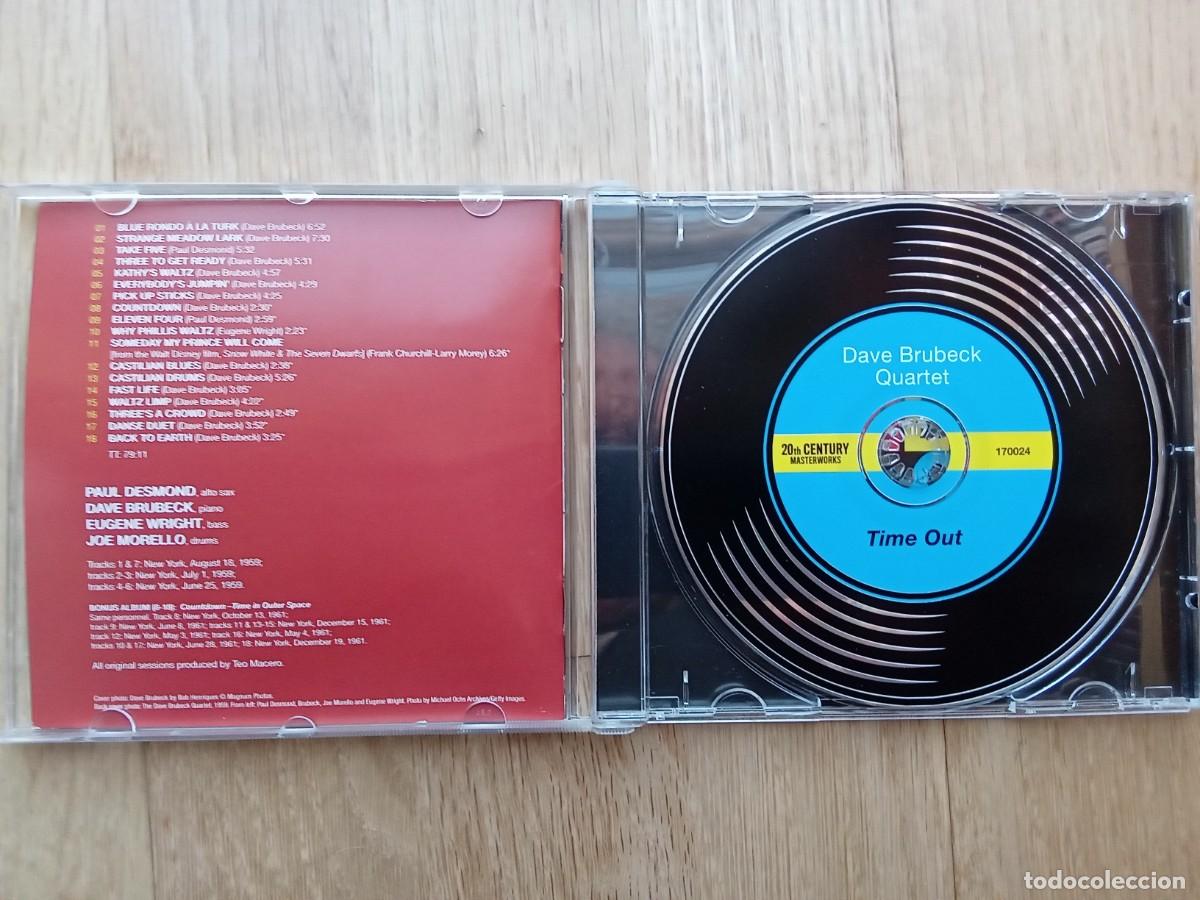 CDs de m&uacute;sica: DAVE BRUBECK Time Out + Countdown - Time In Outer Space cd 2&ordf; mano - Foto 3