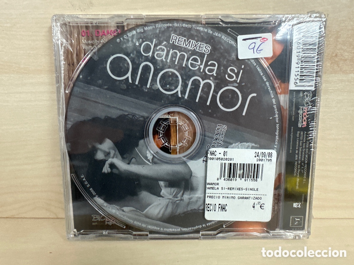 CDs de m&uacute;sica: Anamor - D&aacute;mela Si (CD, Single) - Foto 2