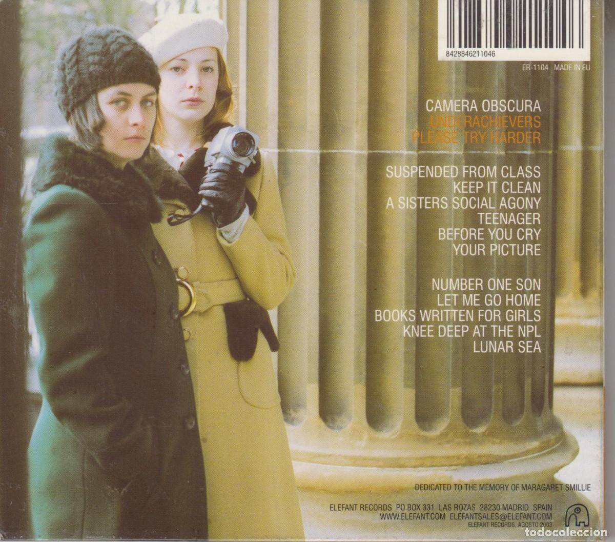 CDs de m&uacute;sica: Camera Obscura cd Under achievers please try harder 2003 - Foto 2