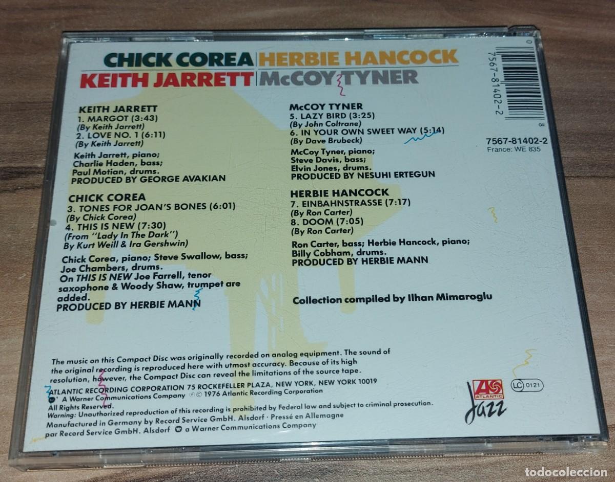 CDs de m&uacute;sica: CD CHICK COREA HERBIE HANCOCK KEITH JARRET MCCOY TYNER - Foto 2