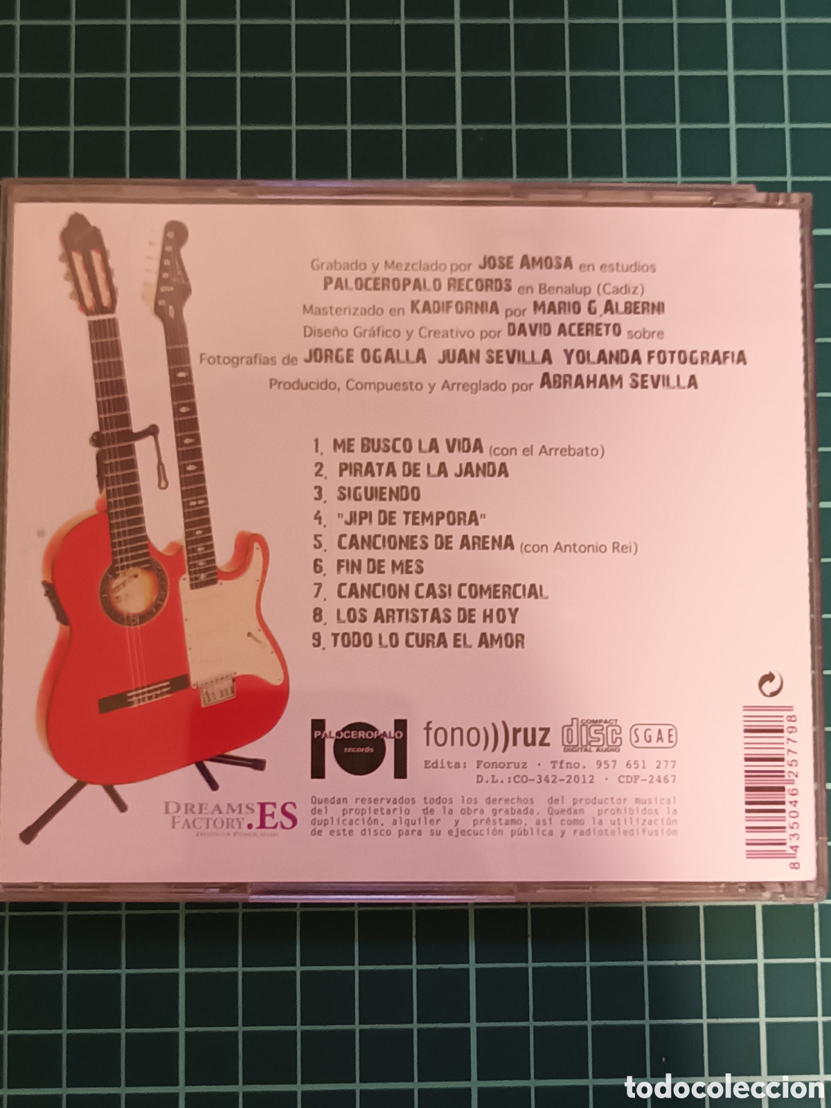 CDs de m&uacute;sica: Abrahan sevilla - Foto 2