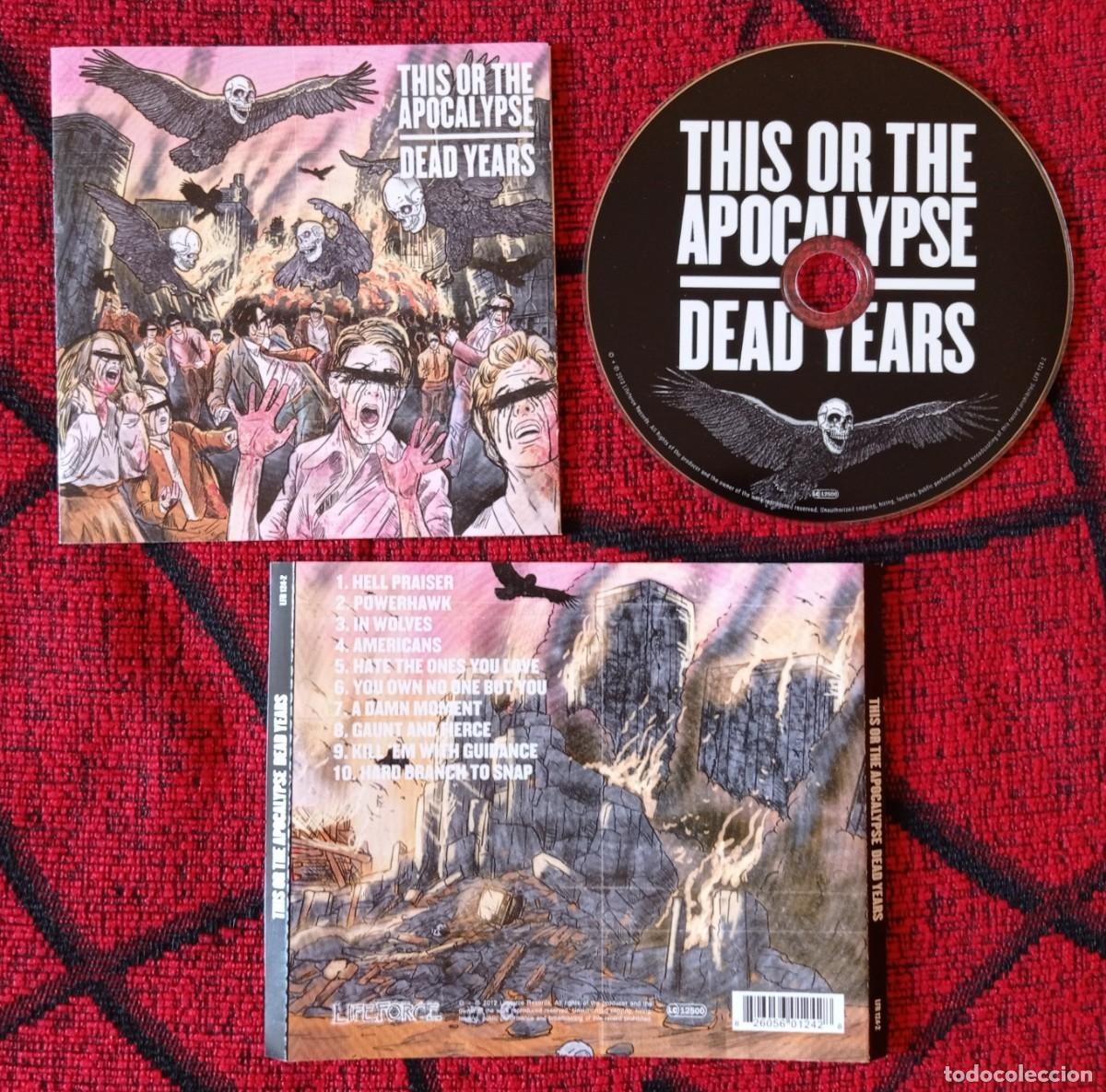 CDs de m&uacute;sica: THIS OR THE APOCALYPSE ** Dead Years ** CD ORIGINAL 2012 AUSTRIA