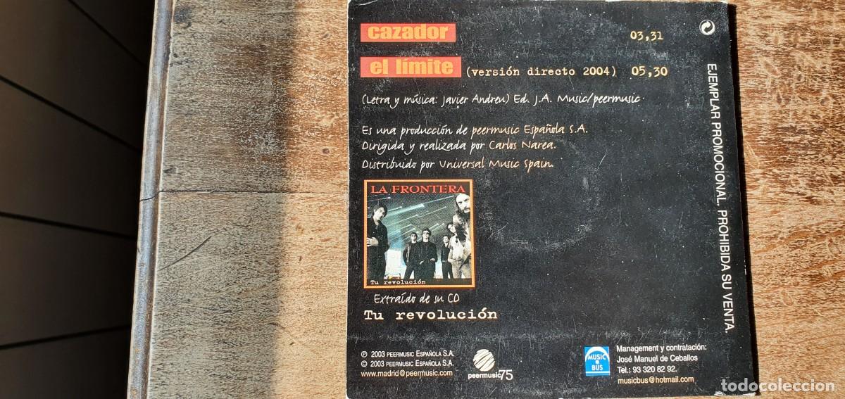 CDs de m&uacute;sica: LA FRONTERA. CAZADOR. SINGLE. CD - Foto 2