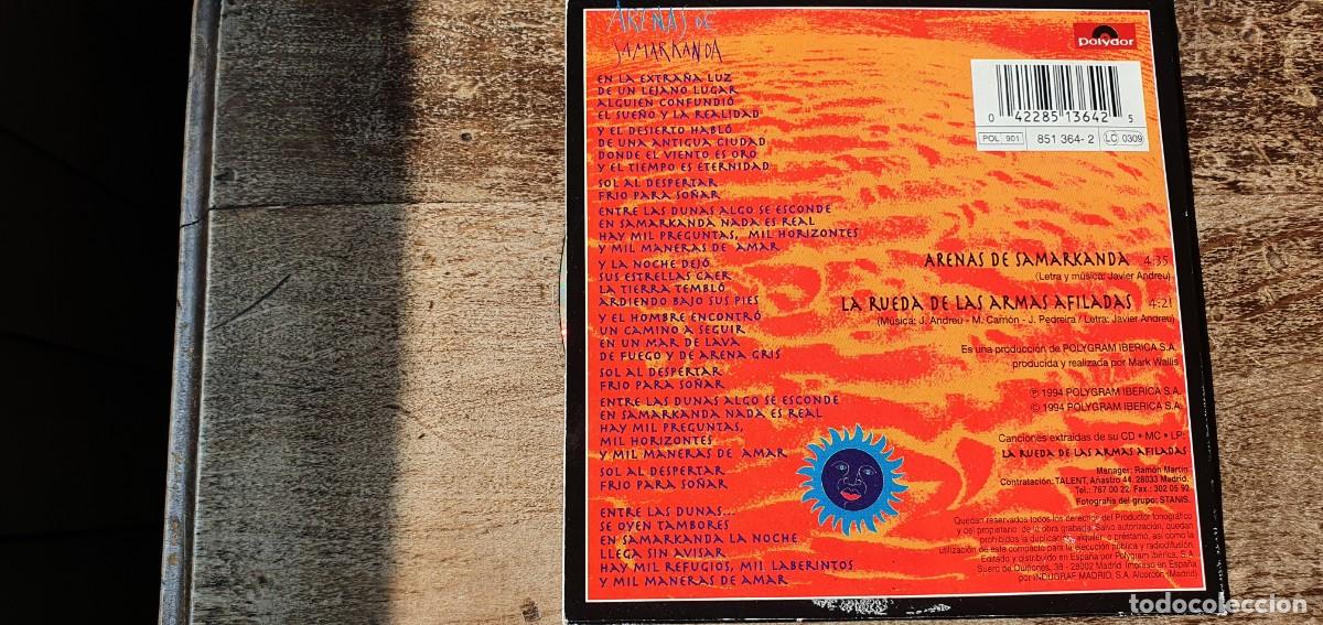 CDs de m&uacute;sica: LA FRONTERA. ARENAS DE SAMARKANDA. SINGLE. CD. - Foto 2