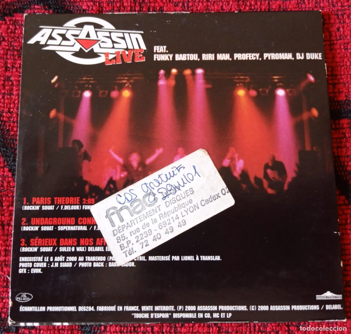 CDs de m&uacute;sica: ASSASSIN ** Live ** CD PROMOCIONAL 2000 - Foto 2