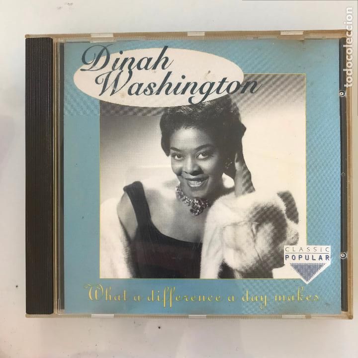 CDs de m&uacute;sica: Dinah Washington. What a difference a day makes. PEDIDO M&Iacute;NIMO 5&euro; - Foto 1