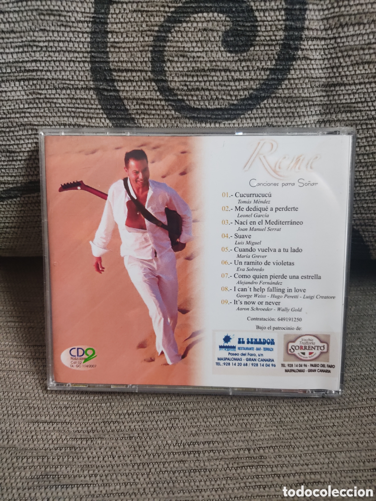 CDs de m&uacute;sica: Rene - Canciones para so&ntilde;ar - Foto 2